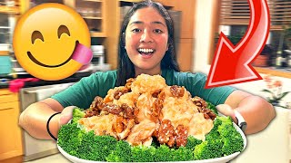 My Girlfriend Made Me Walnut Shrimp  Full Cooking  Mukbang [upl. by Emanuela]