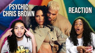 Chris Brown  Psychic Official Video ft Jack Harlow Reaction  Shams and Reham [upl. by Ygief]