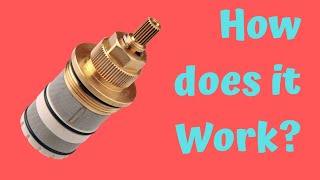 How does a thermostatic shower valve cartridge work Vertical video response [upl. by Aehtla]