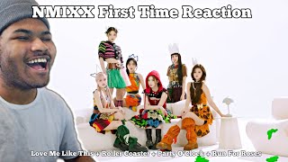 REACTING TO MORE NMIXX Love Me Like This  Roller Coaster  Party OClock  Run For Roses [upl. by Teiluj]