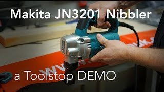 Makita JN3201J Nibbler  Toolstop DEMO [upl. by Nwahsauq]