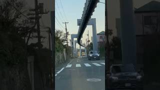 Hanging Monorail Train in Japan shorts [upl. by Miharbi760]