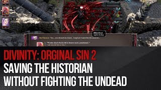 Divinity Original Sin 2  Saving The Historian without fighting the undead [upl. by Namso]