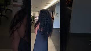 Wet（curls and dry wave  Knotless Box Braids Hair braidhairstylesforblackwomen eayonhair [upl. by Donoghue199]