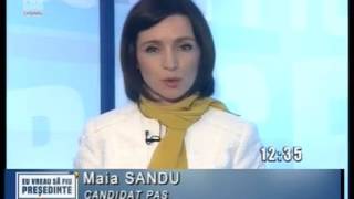 Dezbateri electorale Igor Dodon vs Maia Sandu ProTV [upl. by Arahsit]