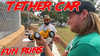 TETHER CAR Fun Runs at Whittier Narrows Park  200MPH Streamliners FWD and MORE [upl. by Guimar]