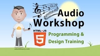 Audio Workshop 8 Song Select Playlist JavaScript Tutorial [upl. by Neelrahc]