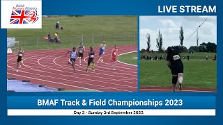 LIVE STREAM  British Masters Athletics Track amp Field Championships 2023  Sunday [upl. by Rheba679]