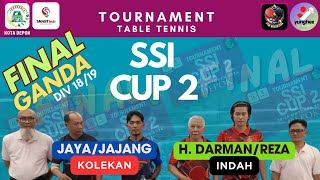 FINAL SSI CUP2 SANJAYAJAJANG 🆚 H DARMANREZA DOUBLE DIV 1819 [upl. by Yla369]