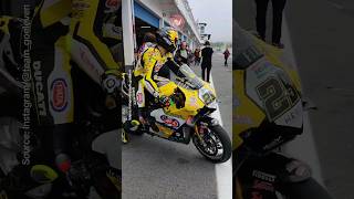 Andrea Iannone Ready for Action at Estoril WorldSBK  motogp worldsbk [upl. by Locklin]