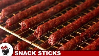 Smoked Snack Sticks Recipe [upl. by Ahsinik]