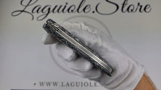 Laguiole Knife Full Handle  Marbled Carbon Fiber [upl. by Letrice]