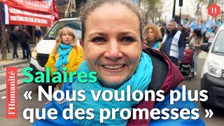 « Plus de salaires moins de précaires » manifestation pour le pouvoir dachat à Paris [upl. by Cyrus813]