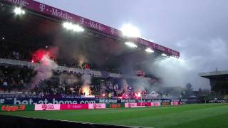 Austria Wien  Sturm Graz 10 I Pyrotechnik Support Austria Fans [upl. by Marcile]