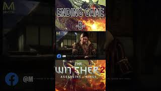 Ending The Witcher 2 B Prat 3 shorts [upl. by Dolf]