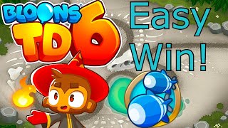 How to beat Streambed on Double HP Moabs No MK Bloons TD 6 [upl. by Ruffin]