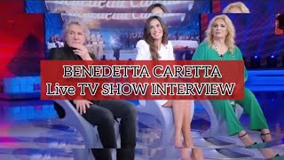 BENEDETTA CARETTA IN LIVE TV SHOW  INTERVENTION [upl. by Ainsley808]