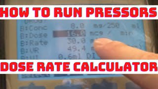 How to properly run IV Pressors on Alaris Medsystem III in Dose Rate Calculator DRC mode [upl. by Alysia]