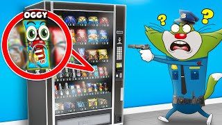 Oggy Hide In Vending Machine To Avoid Jack [upl. by Aelrac495]