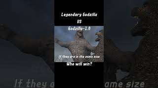 Legendary godzilla vs godzilla minus one who will win godzilla godzillaminusone godzillavskong [upl. by Acino]