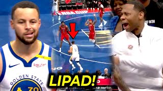 WILD 4TH QUARTER Lumipad ang bantay kay Steph Curry gustong manakit ng Pelicans coach [upl. by Orabel481]