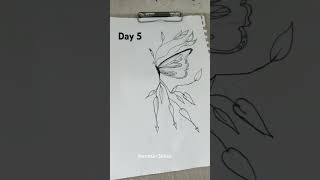 Day 5 of the challenge talent drawing talented art howtomakebeautifulartwithpencil aesthetic [upl. by Nyleaj]