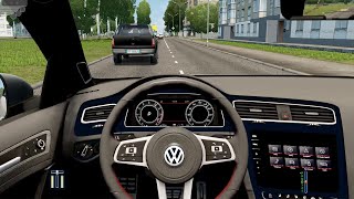 City Car Driving  Volkswagen Golf 75 GTI  Street Racing [upl. by Dennie]