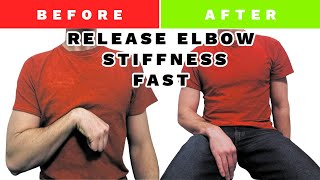 HOW TO RELEASE ELBOW MUSCLE CONTRACTURE BEFORE ITS FIXED FAST  StepByStep Instructions [upl. by Atinel]