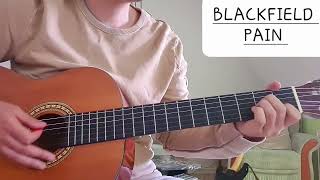 Blackfield  Pain  Easy Guitar Lesson [upl. by Franny]