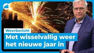 Weerbericht oudejaarsdag brengt wisselvallig weer [upl. by Aseen]