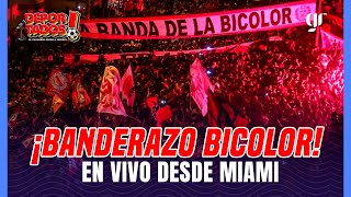 🔴 EN VIVO  BANDERAZO BICOLOR DESDE MIAMI  PERU VS ARGENTINA  COPA AMERICA 2024  ⚽ DEPORTADOS ⚽ [upl. by Elbertina]