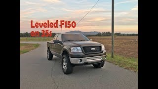 Leveled Ford F150 on 35s  Dual Exhaust  OEMPLUSF150 [upl. by Aisyat]