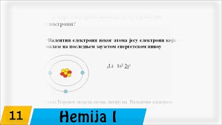 Hemija  Prvi razred  11 Elektronska konfiguracija i periodni sistem elemenata rešeni zadaci [upl. by Roee]