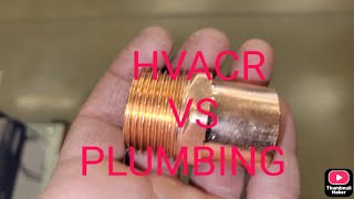 HVACR  Refrigeration VS Plumbing Fittings [upl. by Amorette]