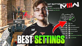 BEST PRO PLAYER CONTROLLER amp GRAPHICS SETTINGS MW3 Best Settings [upl. by Nylleoj]