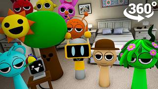 Incredibox Sprunki Takes OVER Your House VR 360° Experience [upl. by Anegal689]