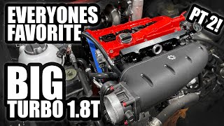 MK4 18T 20th Anniversary Big Turbo Build Pt 2 [upl. by Eylhsa]