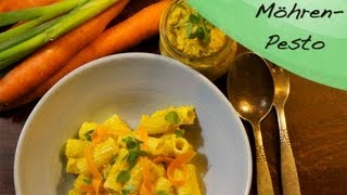 Kochen mit Mutterlandrand  Rigatoni mit Möhrenpesto [upl. by Pollard]