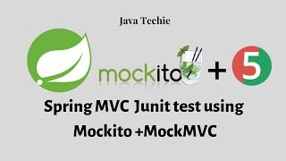 Spring Mvc unit test using Mockito  MockMVC  Java Techie [upl. by Jenna]