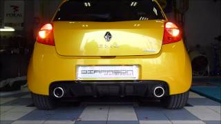 AKRAPOVIC Exhaust  Renault Clio 3 RS [upl. by Rodolph]