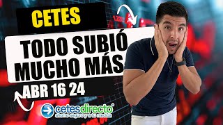 Actualización semanal de CETES DIRECTO 16 Abril 24 🏦 [upl. by Wivinah]