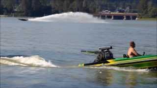 jet boat amp v drive picklefork playing on fraser river [upl. by Aiselad87]