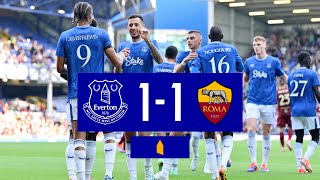 EVERTON 11 AS ROMA  Preseason highlights [upl. by Yttocs]