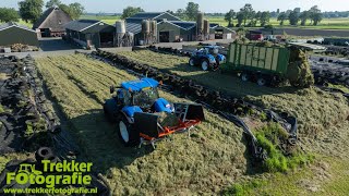 Gras inkuilen  Second Cut Grass Collecting  Pit work  Grasernte  Maurice Land [upl. by Lerat]