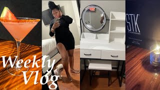 VLOG DID I GET SCAMMED  IM IN MY DIY ERA  NEW MAKEUP VANITY  STK STEAKHOUSE DC [upl. by Gilberte194]