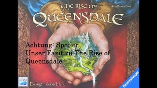 Achtung Spoiler  Unser Fazit zu dem Spiel The Rise of Queensdale  Die Brettspieltester [upl. by Tillio987]