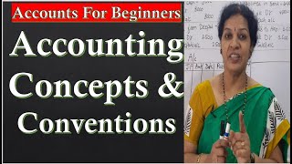 4 Accounting Concepts amp Conventions  Must Learn This Topic [upl. by Aneryc]