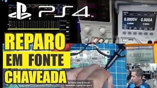 PS4 REPARO DA FONTE CHICONY  PASSO A PASSO [upl. by Mctyre896]