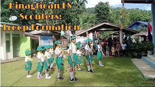 Hinagtican ES Scouters Troop Formation [upl. by Avrenim]