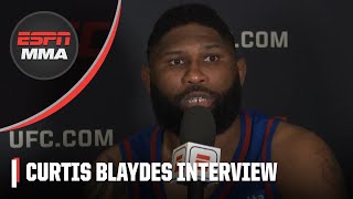 Curtis Blaydes on Tom Aspinall rematch I’m coming to his house to get his belt  ESPN MMA [upl. by Paxton]